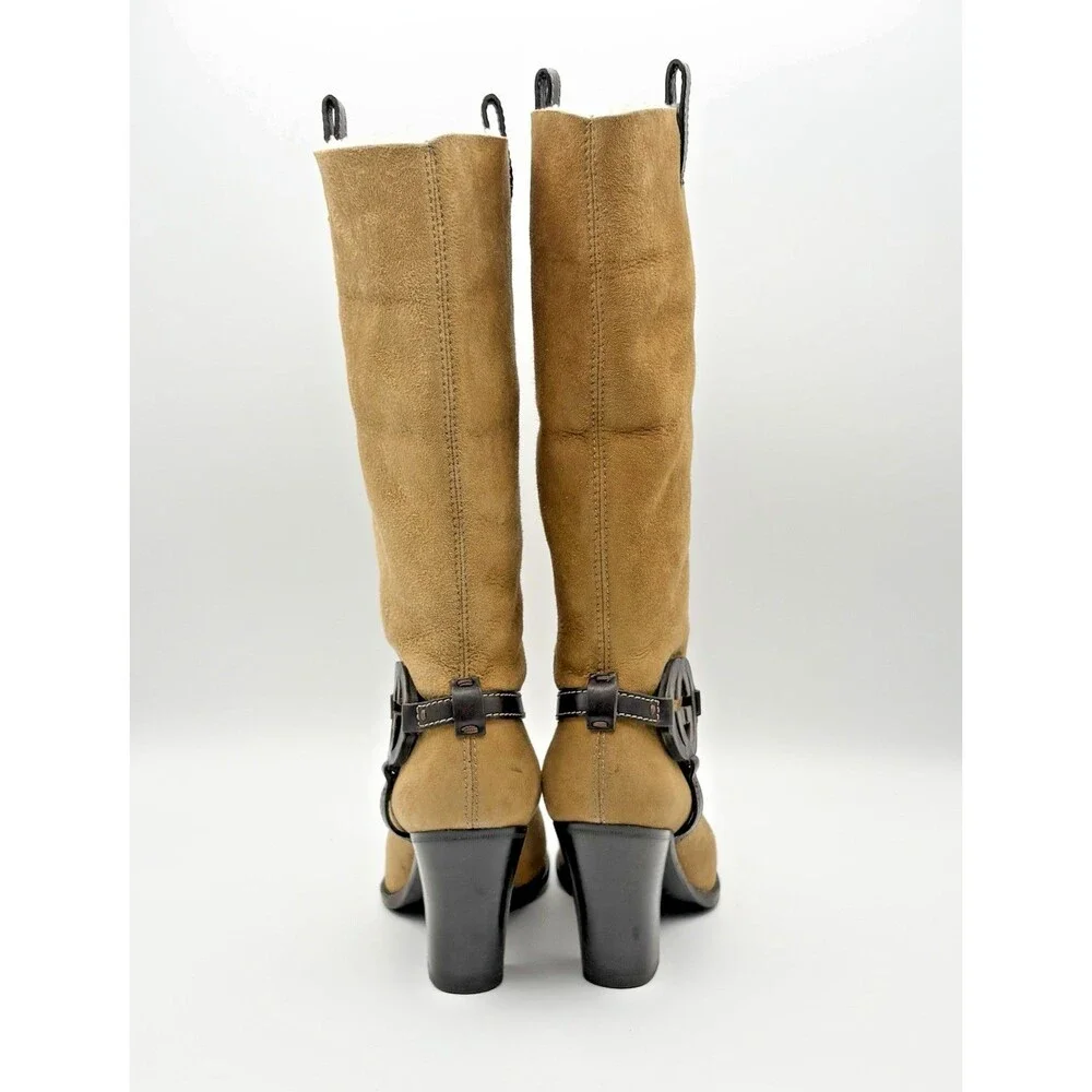 Gucci tan sheepskin